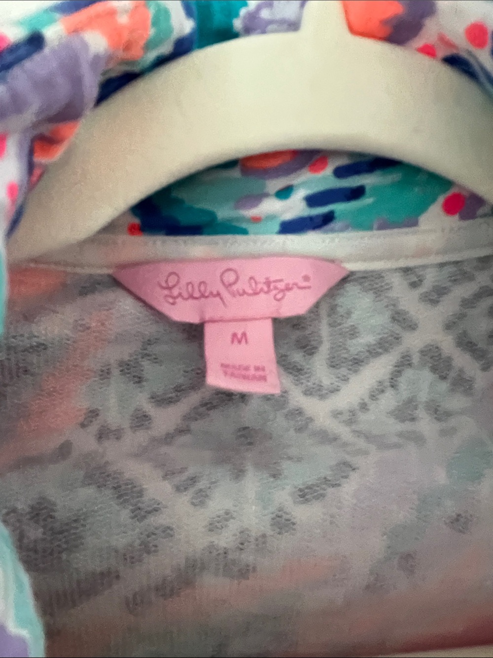 EUC Lilly Pulitzer Skipper Popover with Pockets - Picture 2 of 4